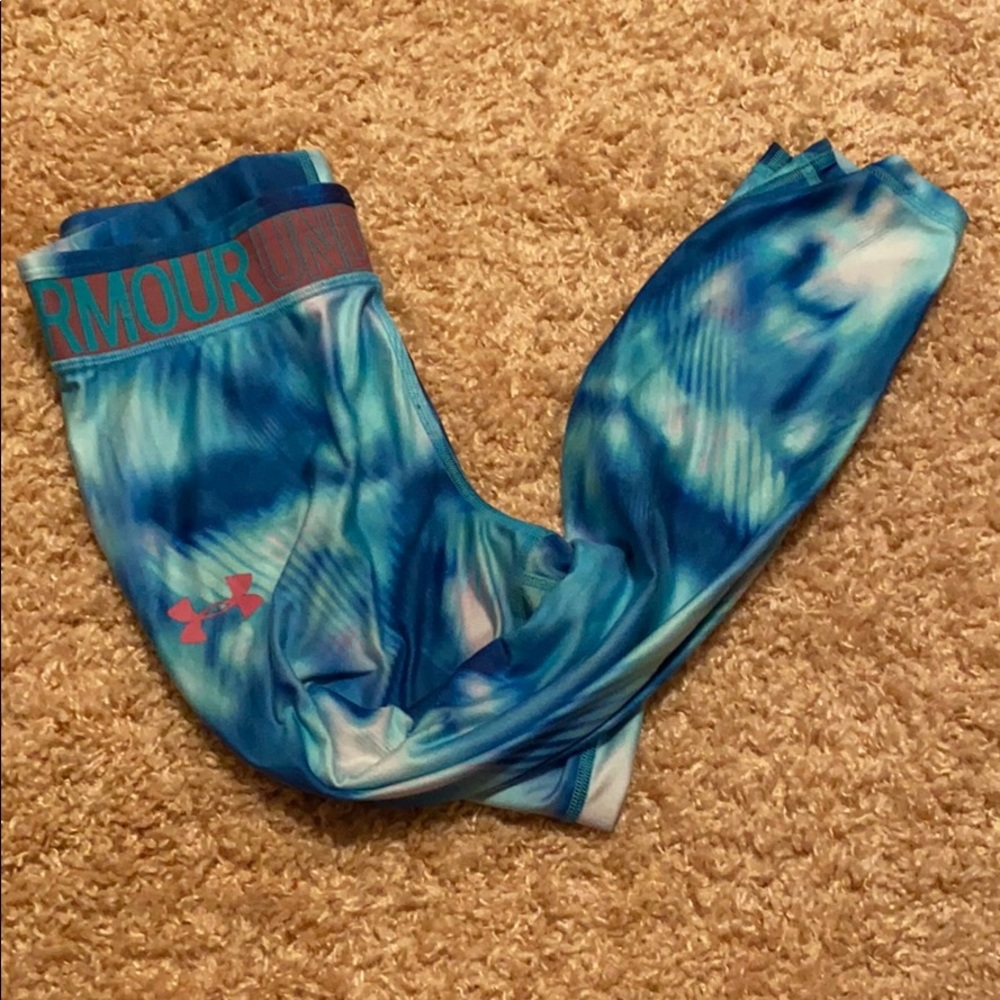 Tie dye Under Armor Capris